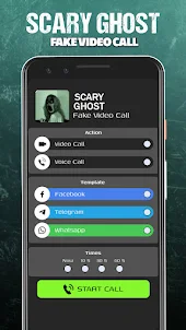 Scary Ghost Prank Video Call
