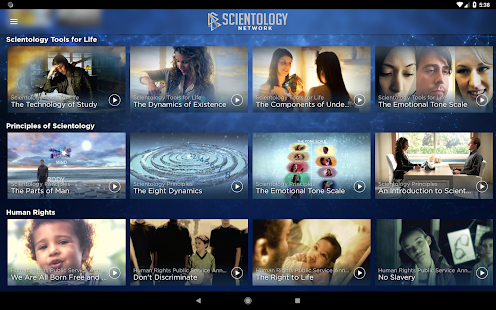 Scientology Network Varies with device APK screenshots 10