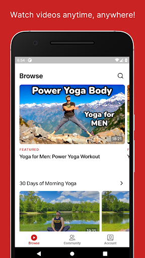Android application Sean Vigue Fitness screenshort