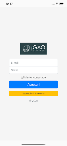 Android application Gao Contábeis screenshort