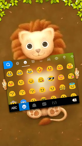 Cute Cub Keyboard Theme screenshot 3