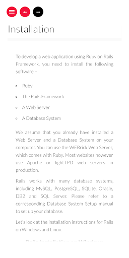 Learn Ruby On Rails Tutorial Screen 2