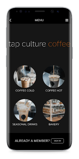 Tap Culture Coffee Screen 2