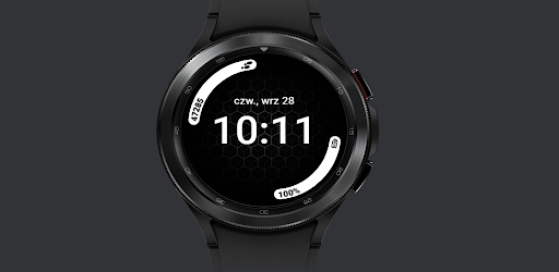 Android application Carbon watch face screenshort