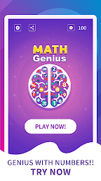 Math Genius- Puzzle Brain Game