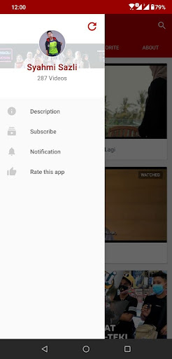 Android application Syahmi Sazli Channel screenshort