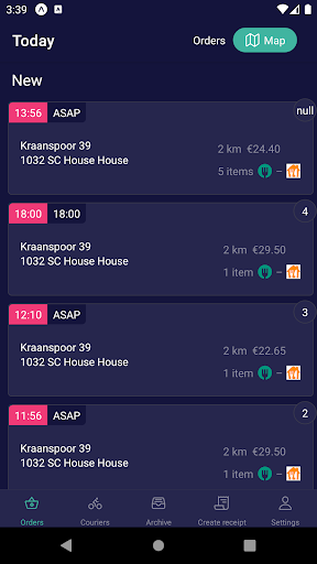 Sitedish POS Screen 2