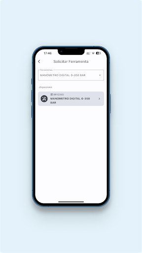 eTools: Gestão de ferramentas Screen 3