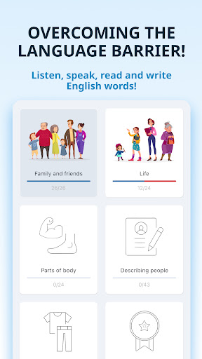 Android application Learn English For Beginners! screenshort