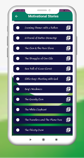 Motivational Stories Screen 2