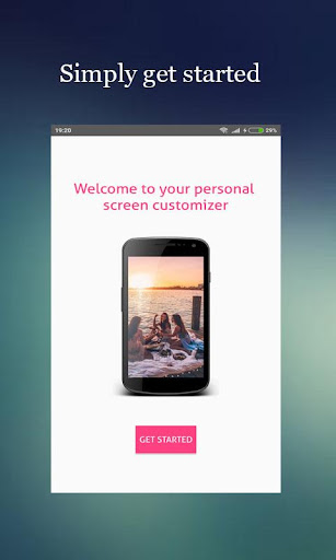 Android application Custom Screen Wallpapers screenshort