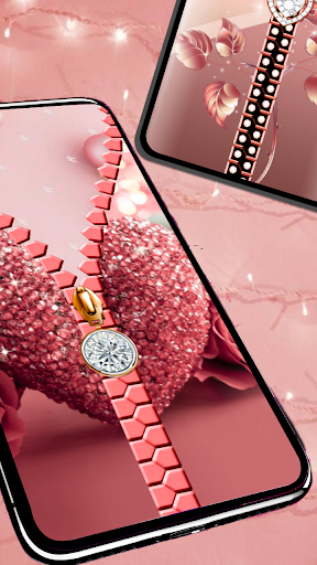 Ladybug Zipper Lock Screen