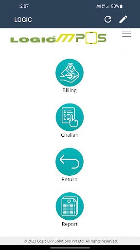 LOGIC mPOS Screen 2