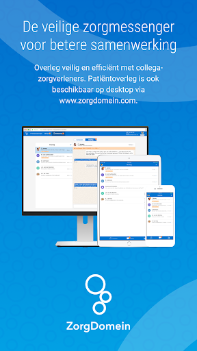 Android application ZorgDomein Patiëntoverleg screenshort