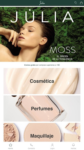 Android application Perfumería Júlia Online screenshort