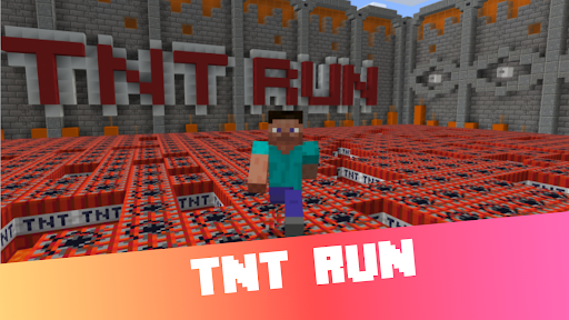 Android application TNT Run Mods for Minecraft PE screenshort
