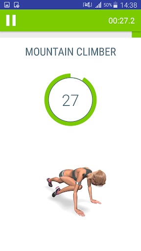 7 min Abs Workout Challenge Screen 3