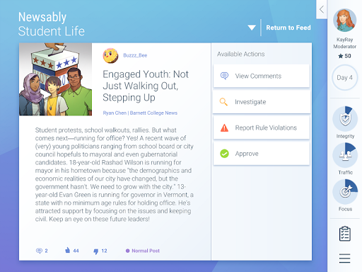 NewsFeed Defenders Screen 3