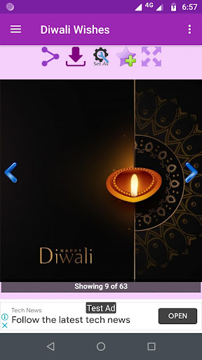 Diwali Wishes Gallery Screen 3