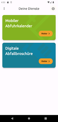 Android application Abfuhrkalender KWB Goslar screenshort