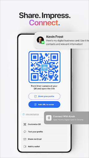Screenshot of Circo - Digital Business Card