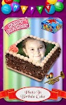 screenshot of Name & Photo on Birthday Cake