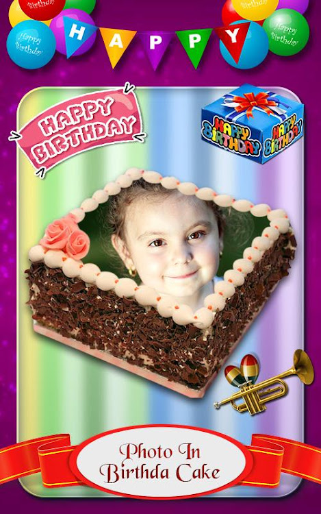Name & Photo on Birthday Cake - 1.3 - (Android)