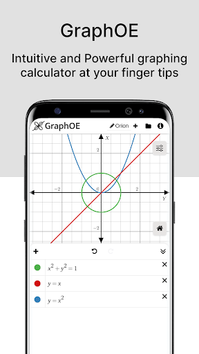 Android application GraphOE Graphing Calculator screenshort