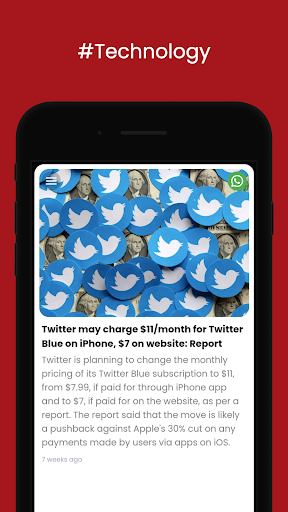 Android application Inside - News in 60 words screenshort