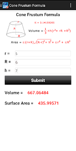 體積和表面積計算器