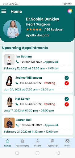 Android application Doctor App screenshort