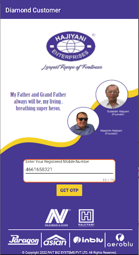 Android application Diamond Hajiyani screenshort