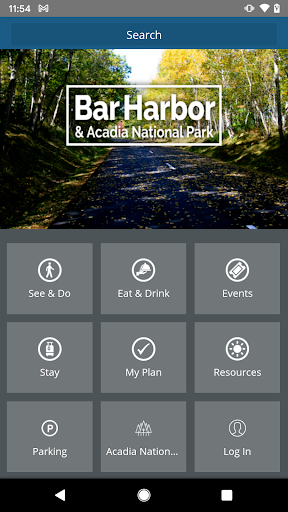 Screenshot of Visit Bar Harbor