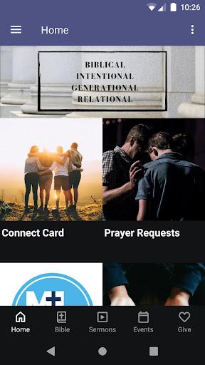 Android application Marsh Lane Baptist Church screenshort