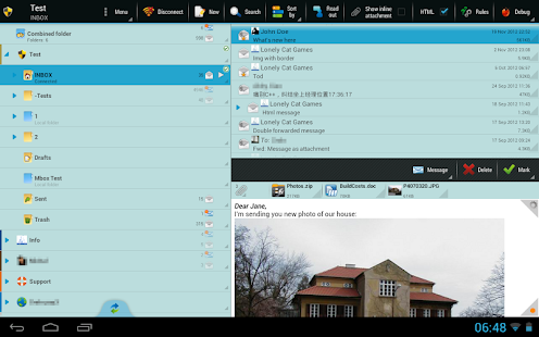 ProfiMail Go - email client Captura de pantalla
