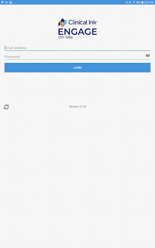 Android application Clinical Ink Early Look On-Sit screenshort