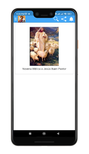 Android application Novena Jesús Buen Pastor screenshort