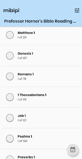 Android application mibipi screenshort