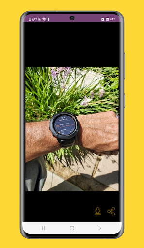Android application garmin watch faces guide screenshort