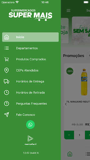 Android application Super Mais Supermercados screenshort