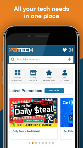Android application PB Tech screenshort