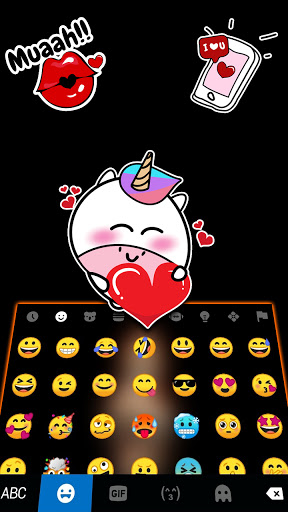 Fiery Hot Music Keyboard Backg Screen 3