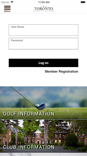 Android application TORONTO GOLF CLUB screenshort