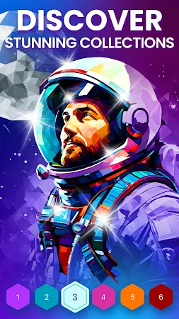 Game screenshot Polygon - Art Coloring Book hack