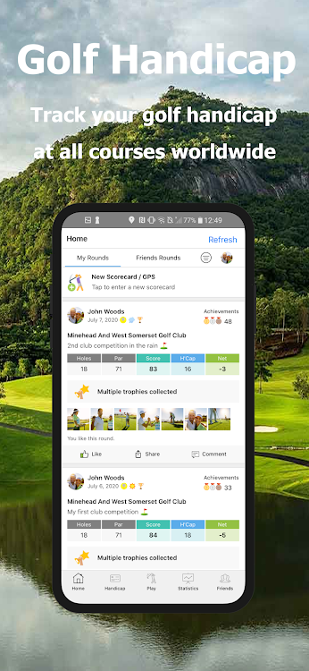Golf Handicap, GPS, Scorecard - 5.2.11 - (Android)