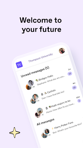 Android application Unibuddy Community screenshort