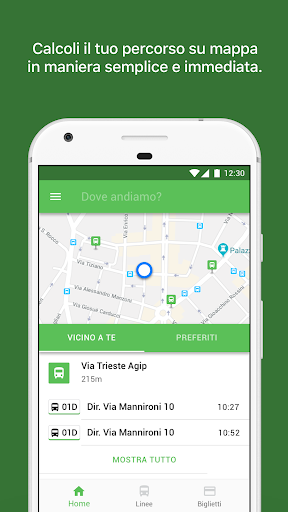 Android application Teseo Nuoro screenshort