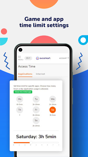 Parental Control Avosmart Screen 3