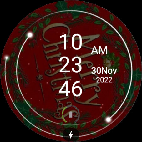 Merry Christmas WatchFace Screen 2