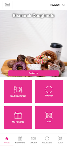 Android application Bismarck Doughnuts screenshort
